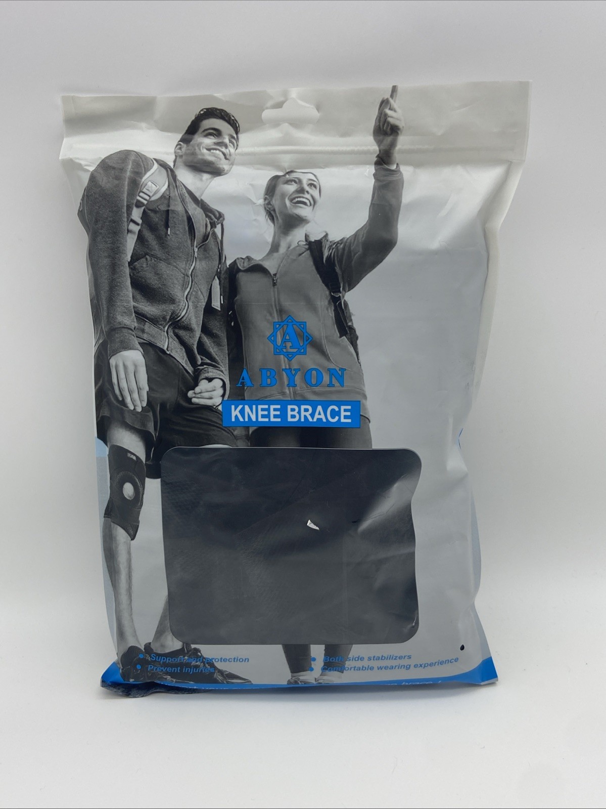 ABYON Knee Brace Plus Size 4XL-5XL Black NEW