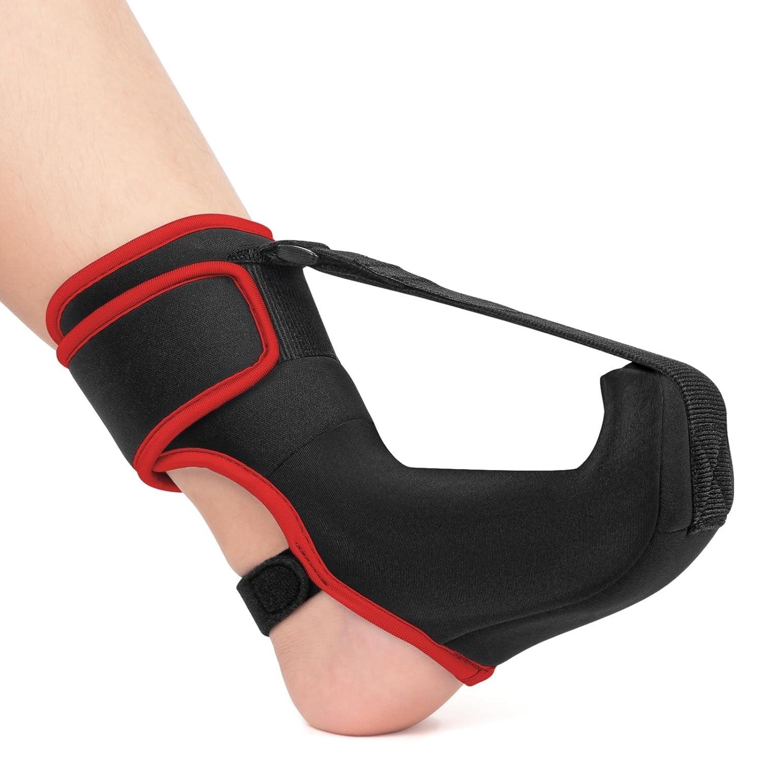 Lightweight Plantar Fasciitis Night Sock with Non-Slip Ankle Strap – Medium Size