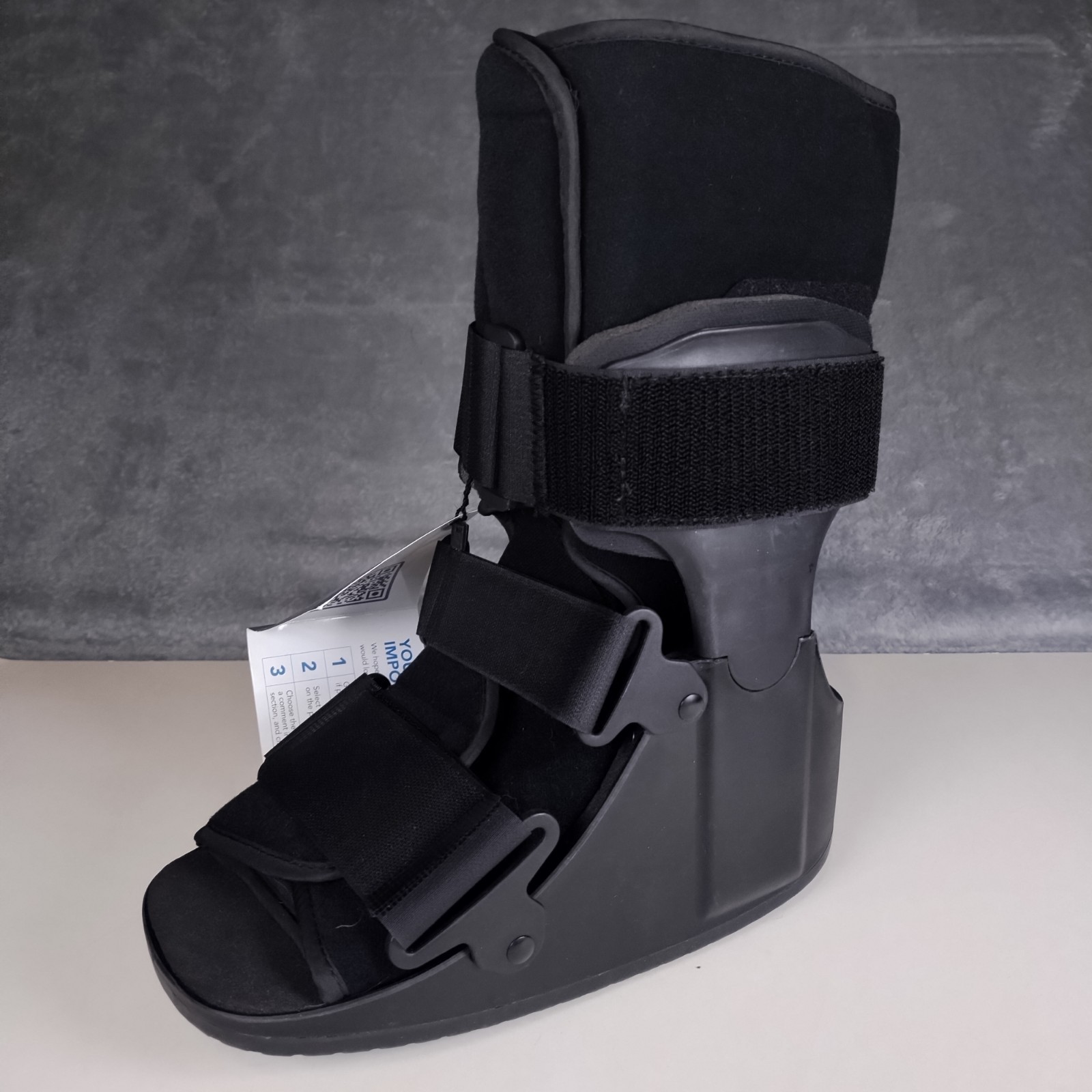 United Ortho USA14113 Short Air Cam Walker Fracture Boot Small Black New w/ Tags