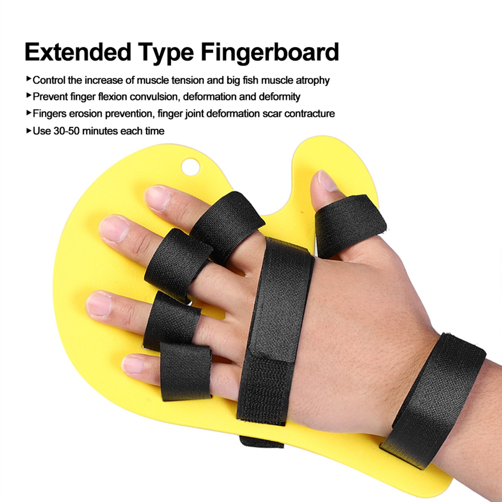 1pc Fingerboard Extended Type Hand Training Support For Rehabilitation NEW