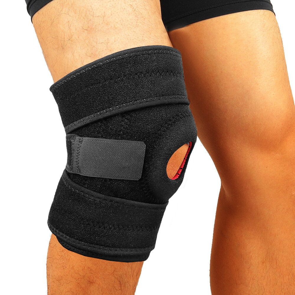Knee Brace with Side Stabilizers & Patella Gel Pad for Maximum Knee Pain Support
