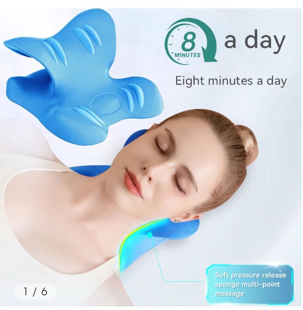 Neck and Shoulder Relaxer, Cervical Traction Device for TMJ Pain Relief and Cerv