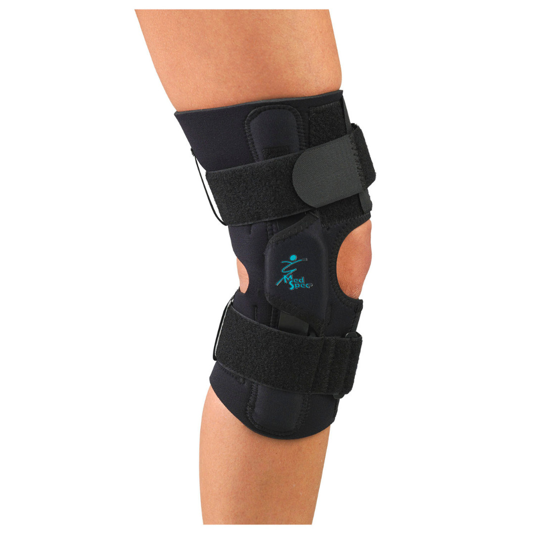 MedSpec Gripper™ 12″ Hinged Knee Brace, CoolFlex ROM