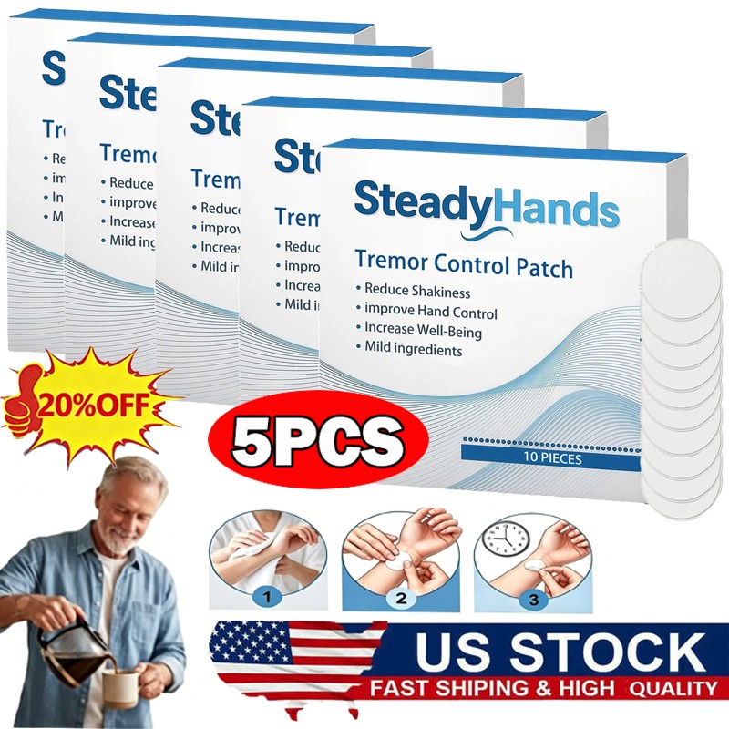 Steadyhands Tremor Control Patch, Steady Hands Control Patch – Hand Stabilizer