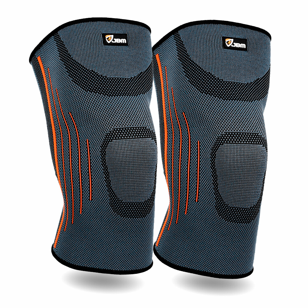 1 Pair Adult Gym Knee Braces (Set of 2)Compression Patella Wrap Band Knee Size S