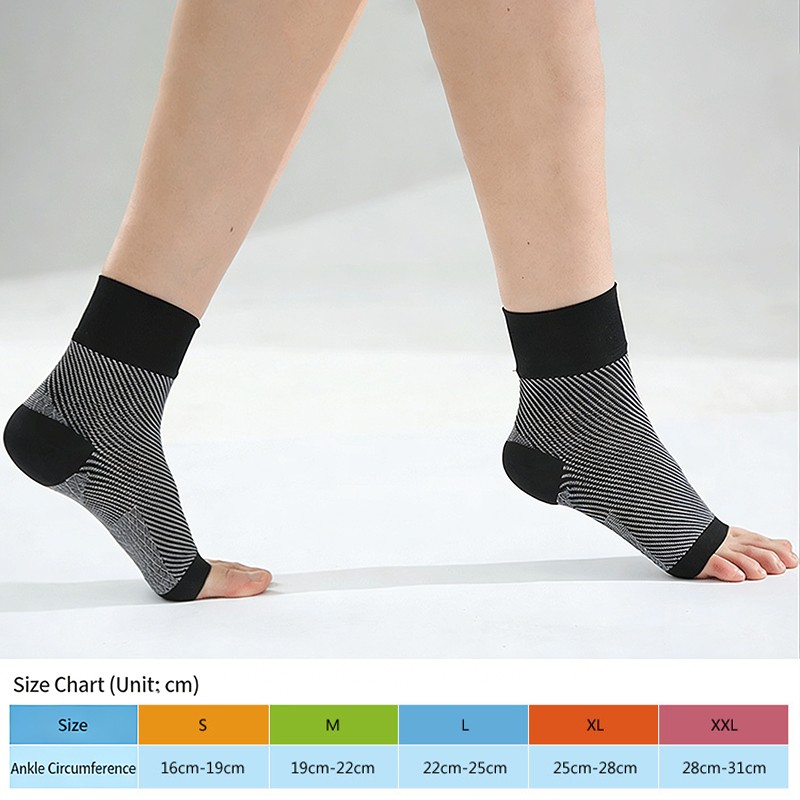 High Elasticity Ankle Protection Pressure Socks Sports Running Stretch Socks