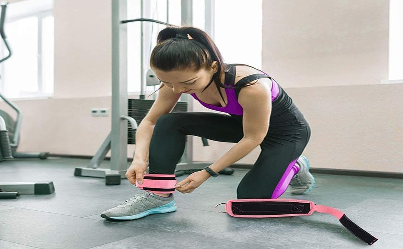 Ankle Strap for Cable Machine,Ankle Cuff for Kickbacks, Booty Hip Abductors,Glut