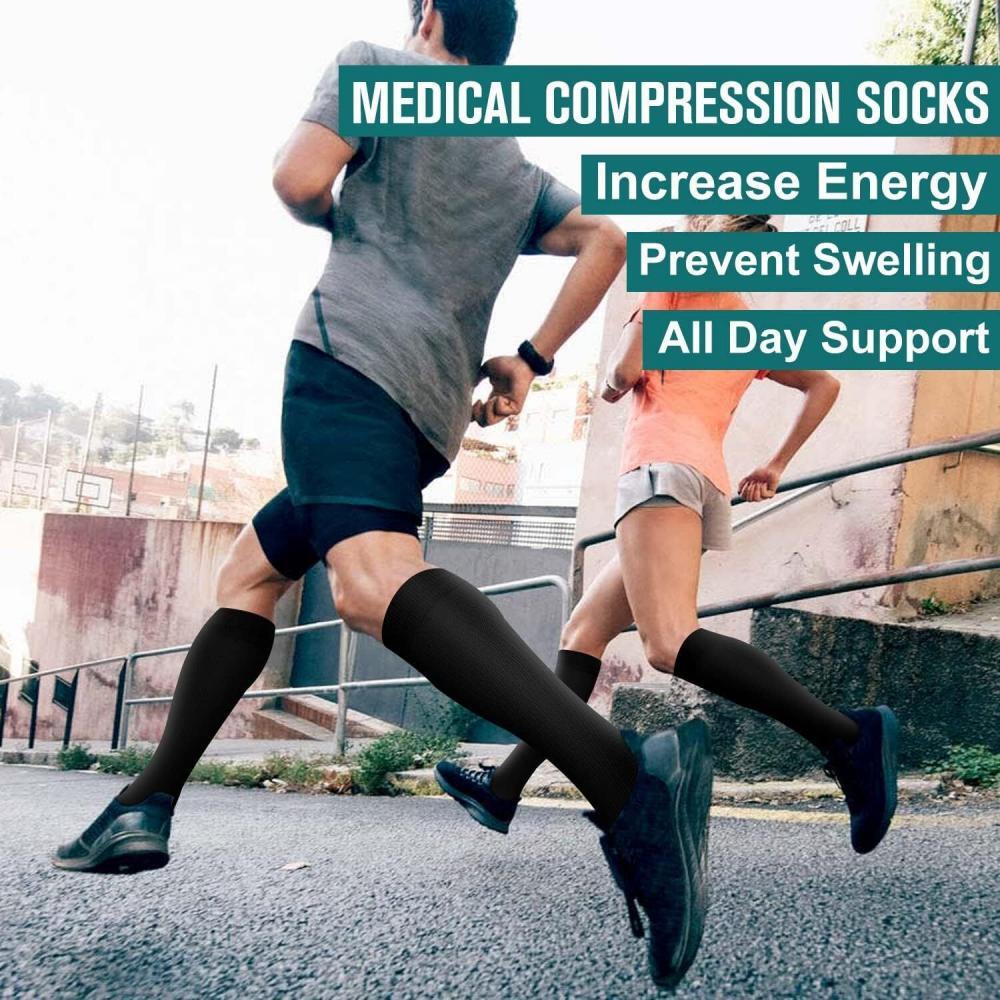 Compression Socks Suitable for Men & Women Running Sports Travel Pressure Socks