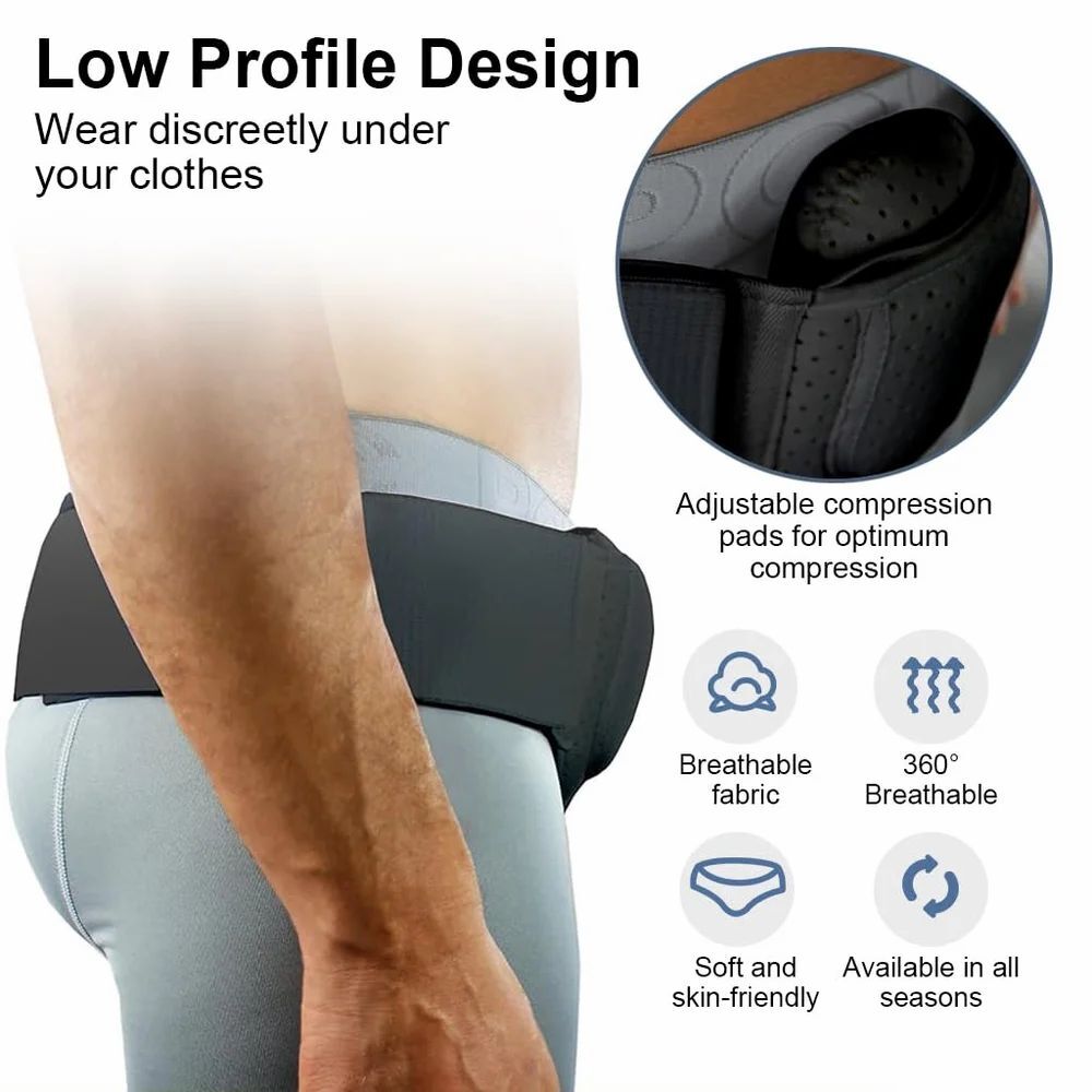 Inguinal Hernia Support Groin Hernia Truss for Support Prior/Post Surgery Belt