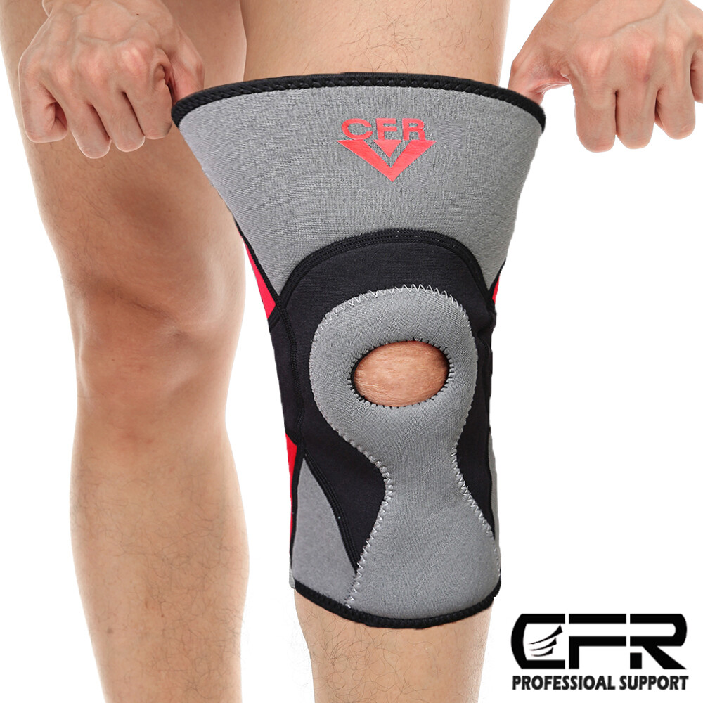 Knee Sleeve Compression Brace Support Meniscus Sport Joint Pain Arthritis Relief