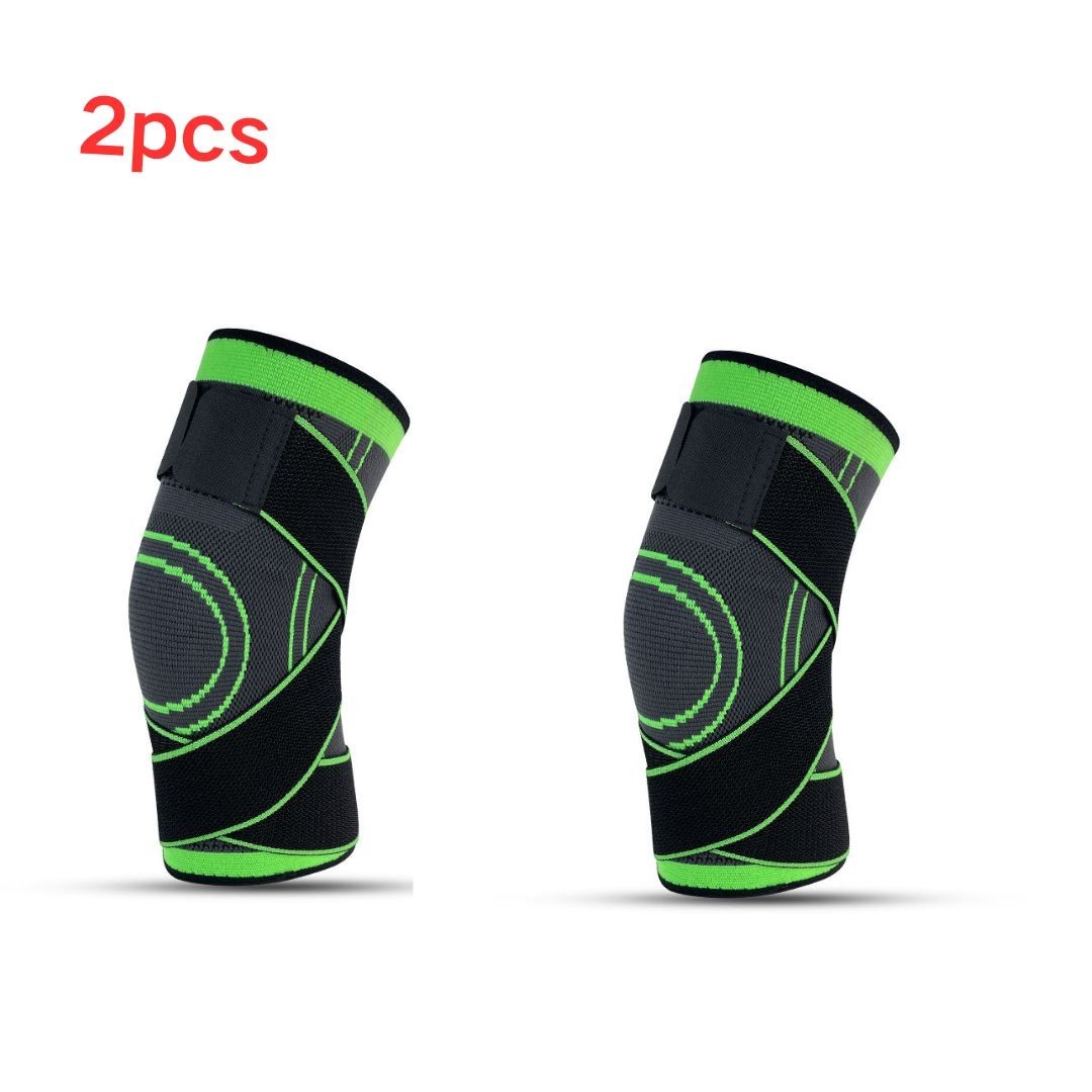 Knee Warmer Muscle Joint Care Compression Bandage Breathable Stretch MULTICOLOUR