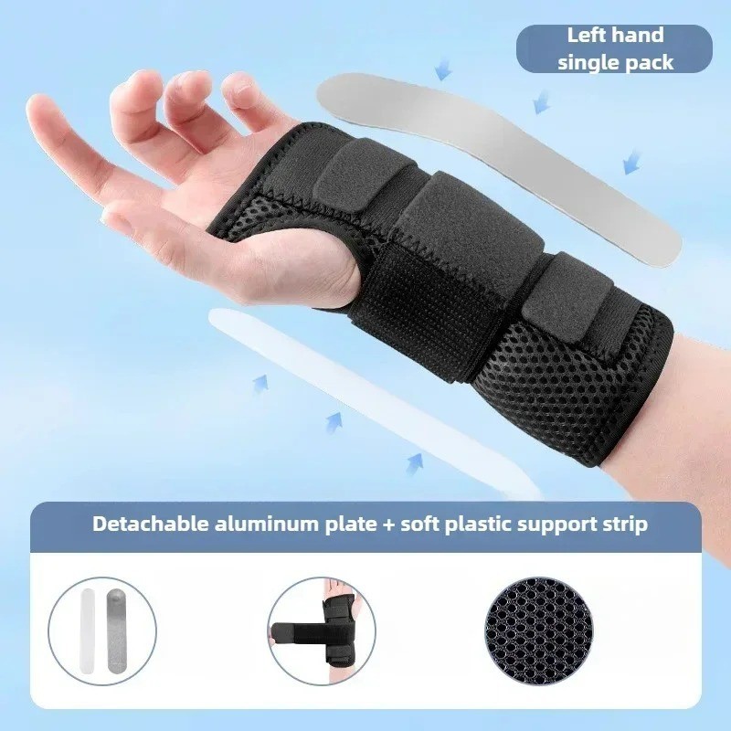 NEW Wrist Brace for Carpal Tunnel – Adjustable Night Support Brace with Splints