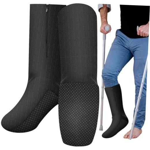 4 Pcs Non-slip Leg Cast Cover Cast Sock Cover for Foot Surgery Recovery