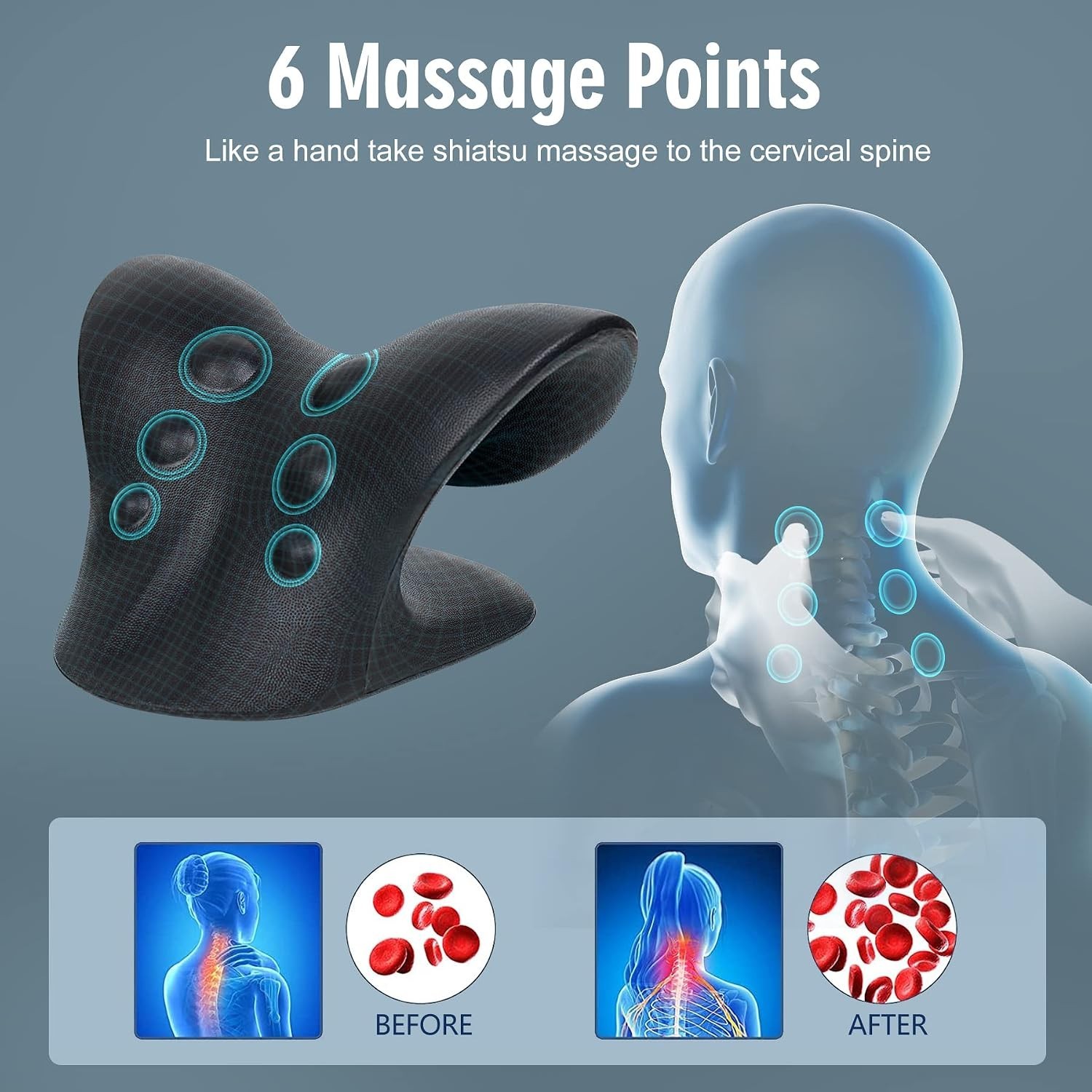 Neck Stretcher for Pain Relief, Neck and Shoulder Relaxer Cervical Traction D…