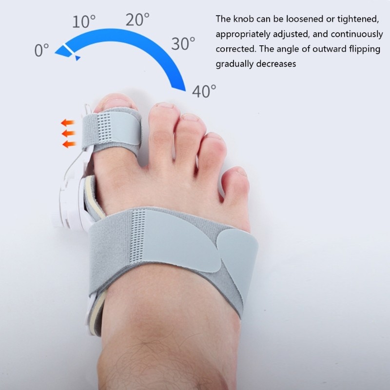 Breathable Toe Realignment Device With Flexible Aluminum Splint 24H Protection