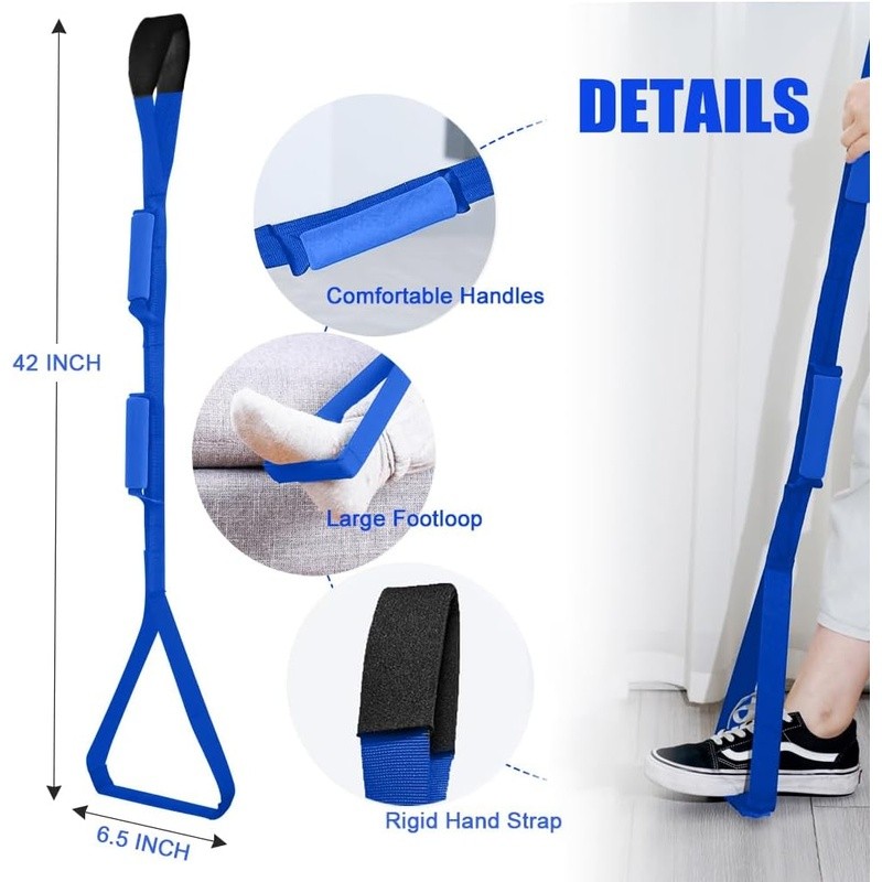 Leg Lifter Strap Hip Replacement Mobility Aid Ergonomic Design 42 Inch New