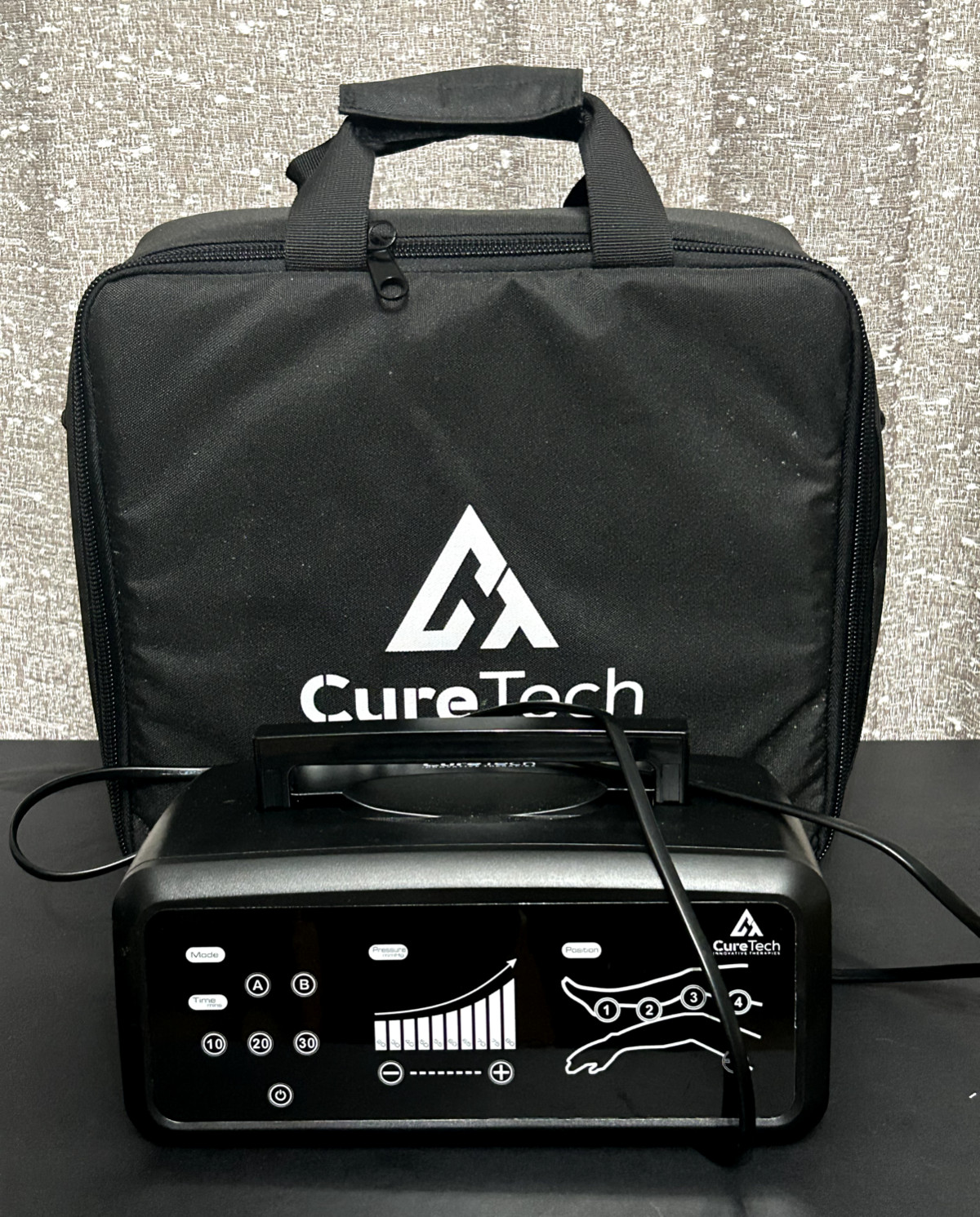 Cure Compress Tech Complete Bilateral Leg Coverage System w Pump Lymphedema/DVT