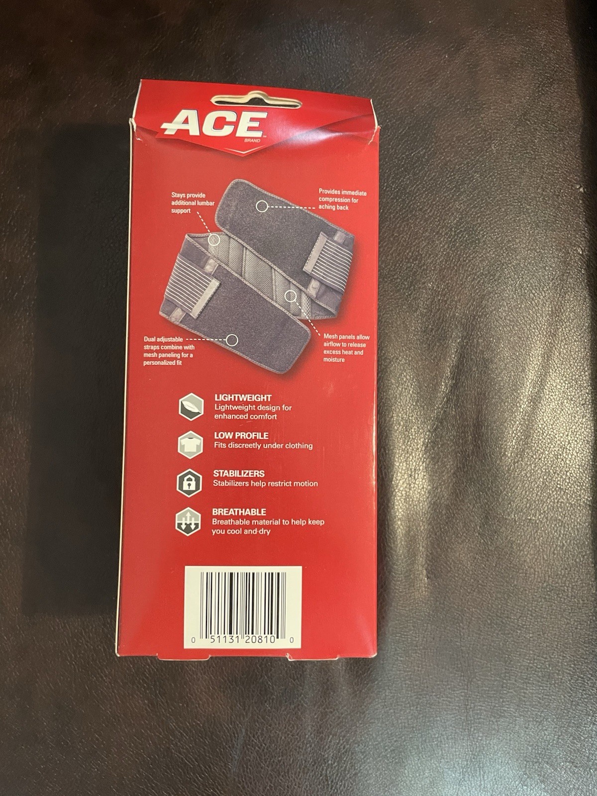 Ace Brand Adjustable Back Brace
