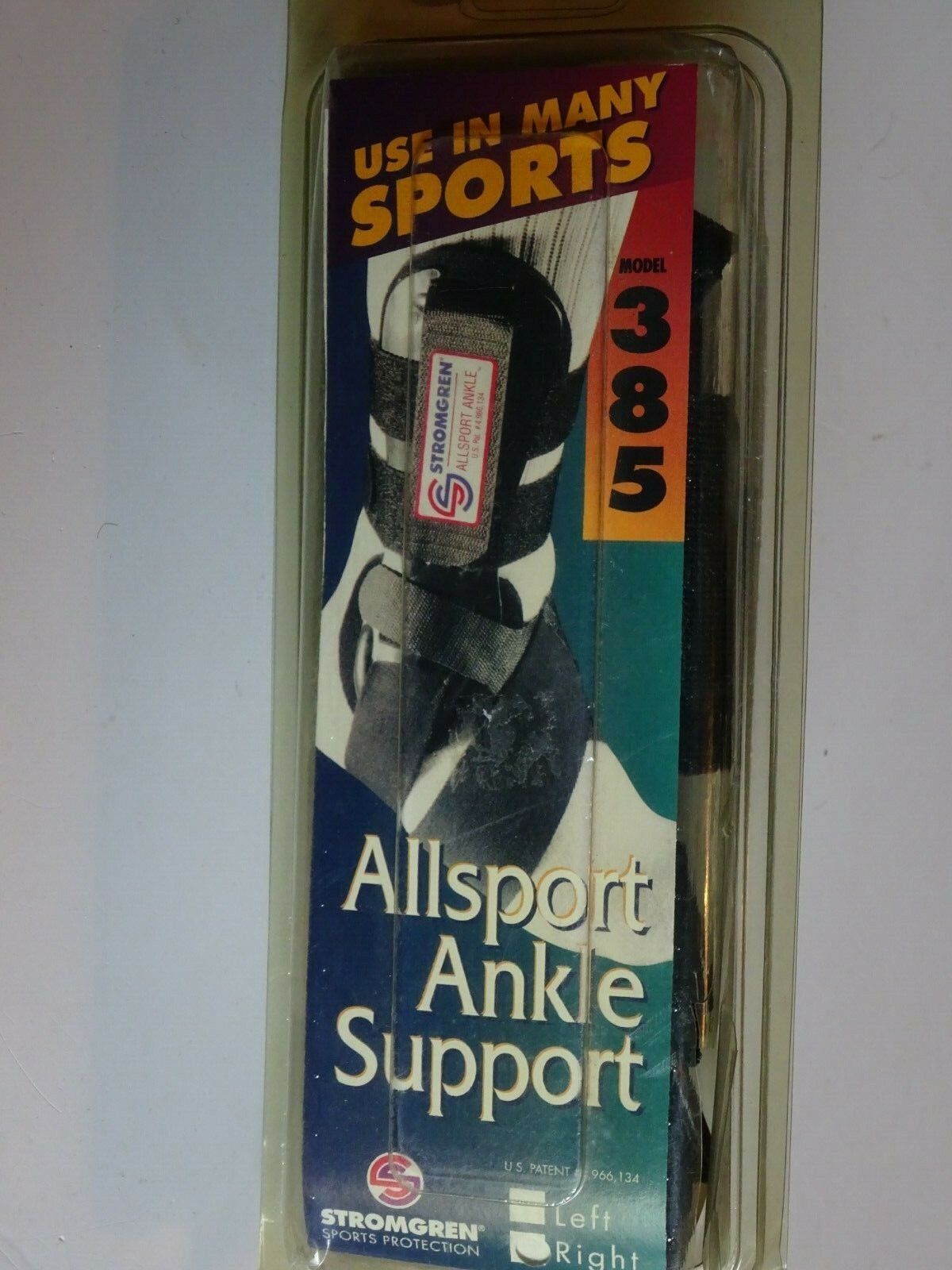 Stromgren Allsport Ankle Support Model 385 One Size Fits All Right Side
