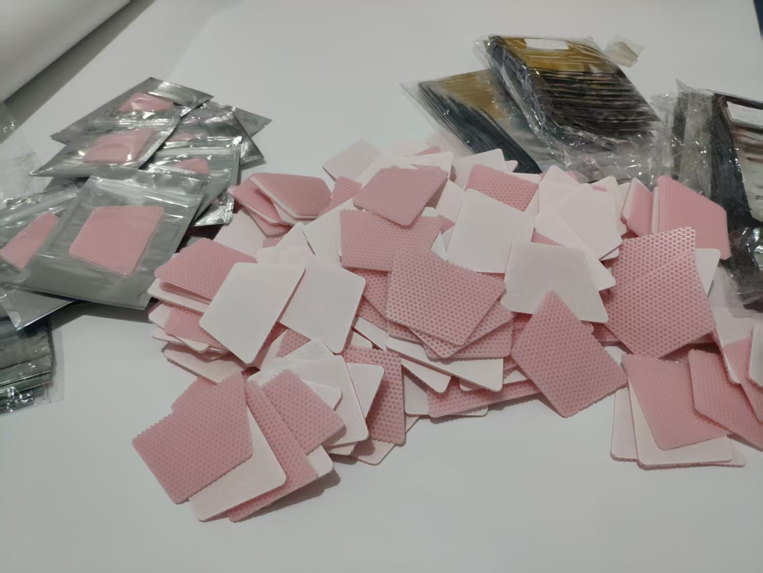 Thermoplastic Nasal Splint Sheet 30*30cm With/Without Sticker Pink 3pcs