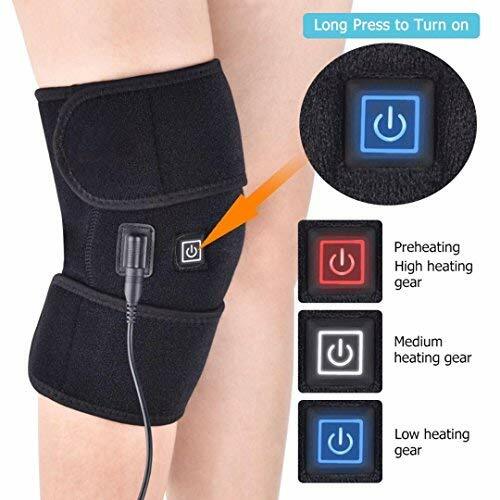 Portable Heating Pad Brace USB Arthritis Joint Pain Relief Knee Brace