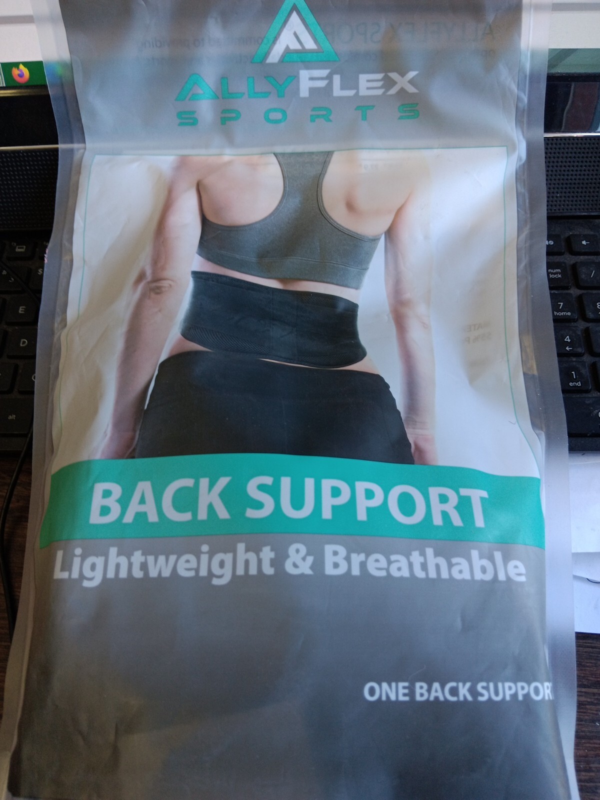 Ally Flex Sports Back Support Cool Max Size XS/S NIP FREE SHIPPING