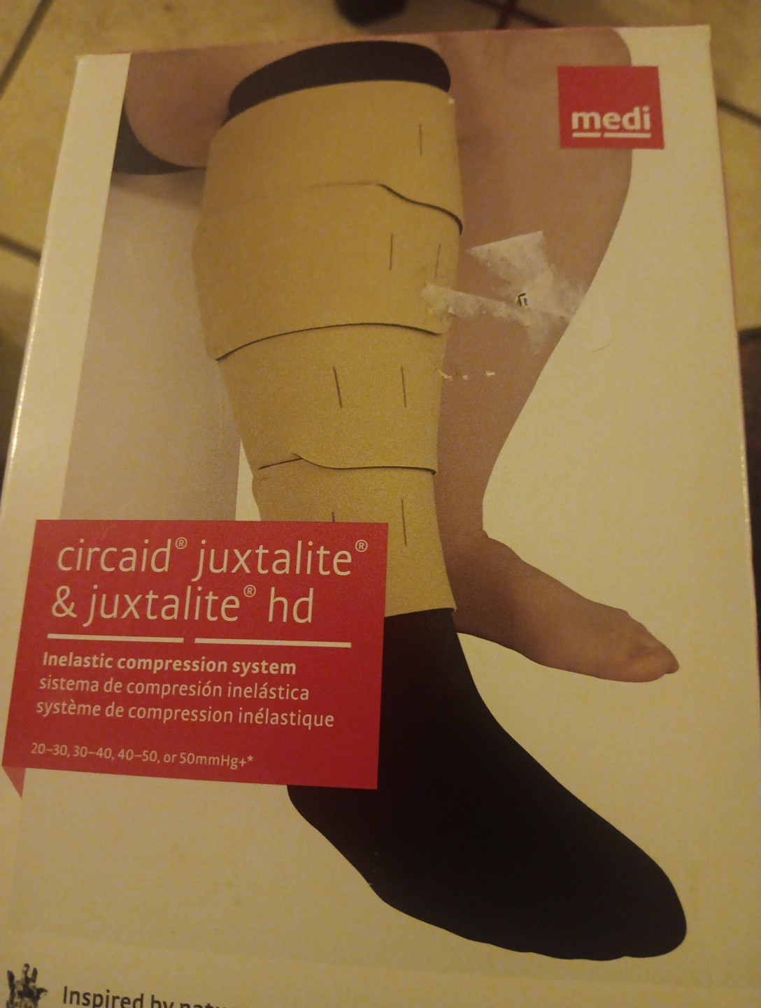 Medi circaid juxtafit lower leg inelastic compression system 33 cm Large Long