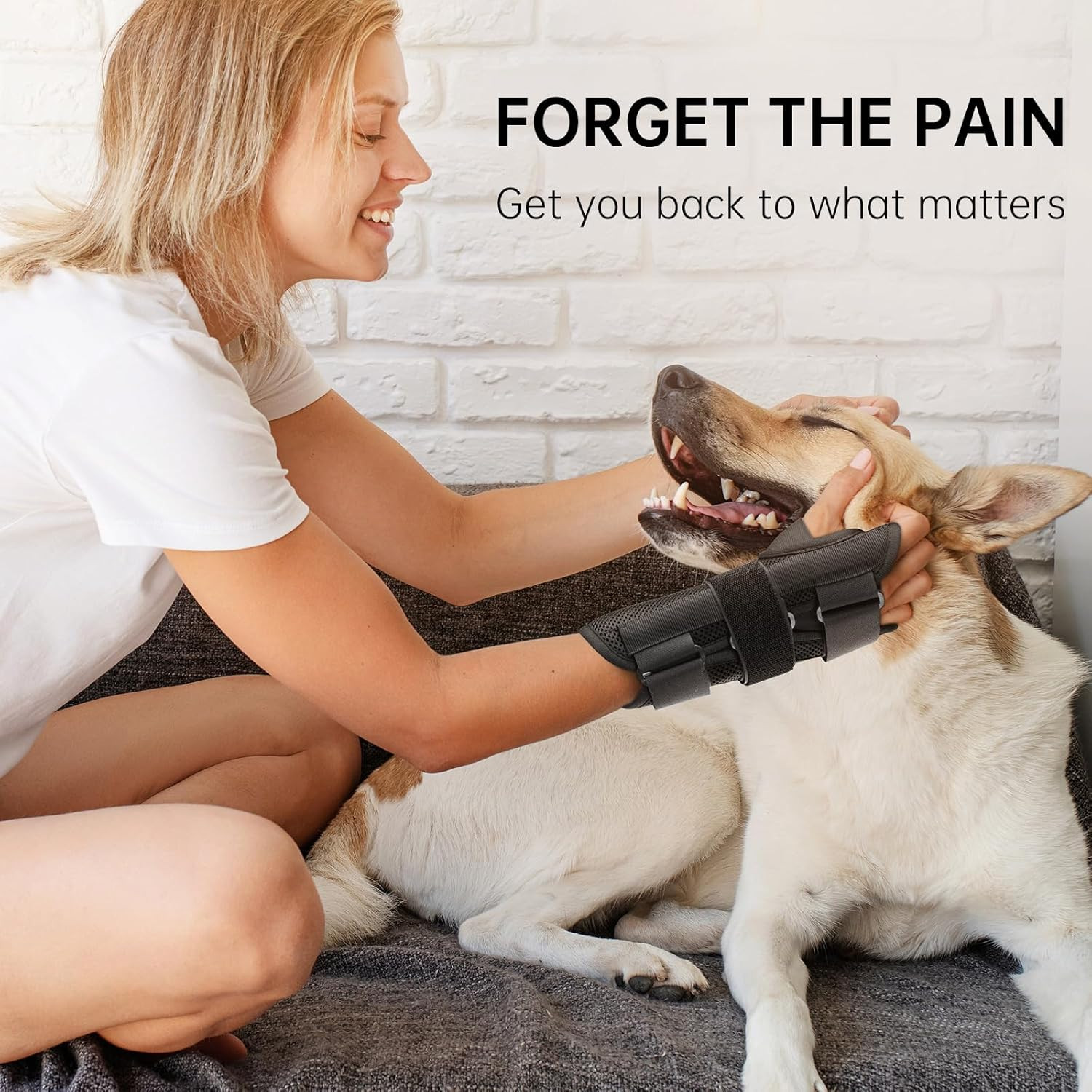 Carpal Tunnel Wrist Brace – Adjustable Night Support with Splint for Tendonitis,