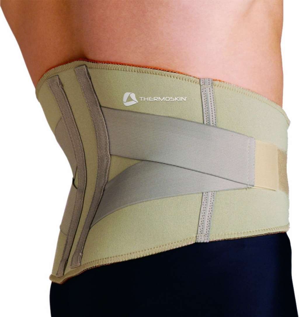Thermoskin Adjustable Lumbar Support, Beige Size: 5X-Large