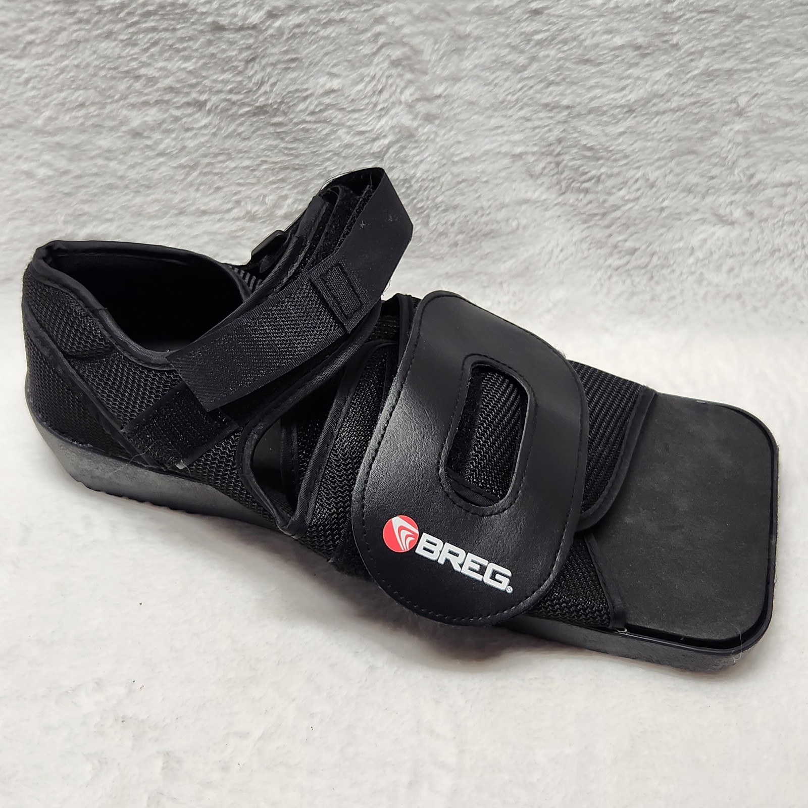 Breg Post-Op Square Toe Shoe Large Unisex Fits Left / Right Foot Black NEW
