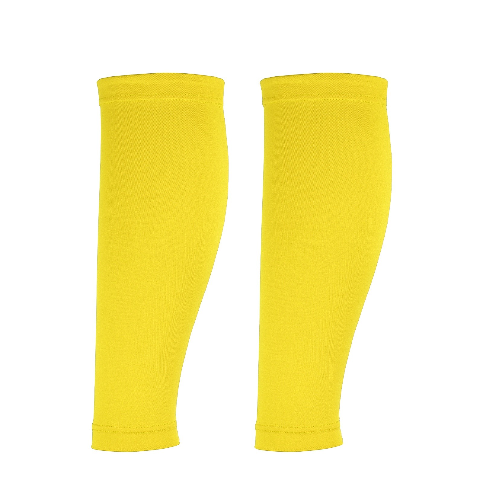 Sun Protection Leg Sleeves with Anti-slip Silicone Strips, Yellow
