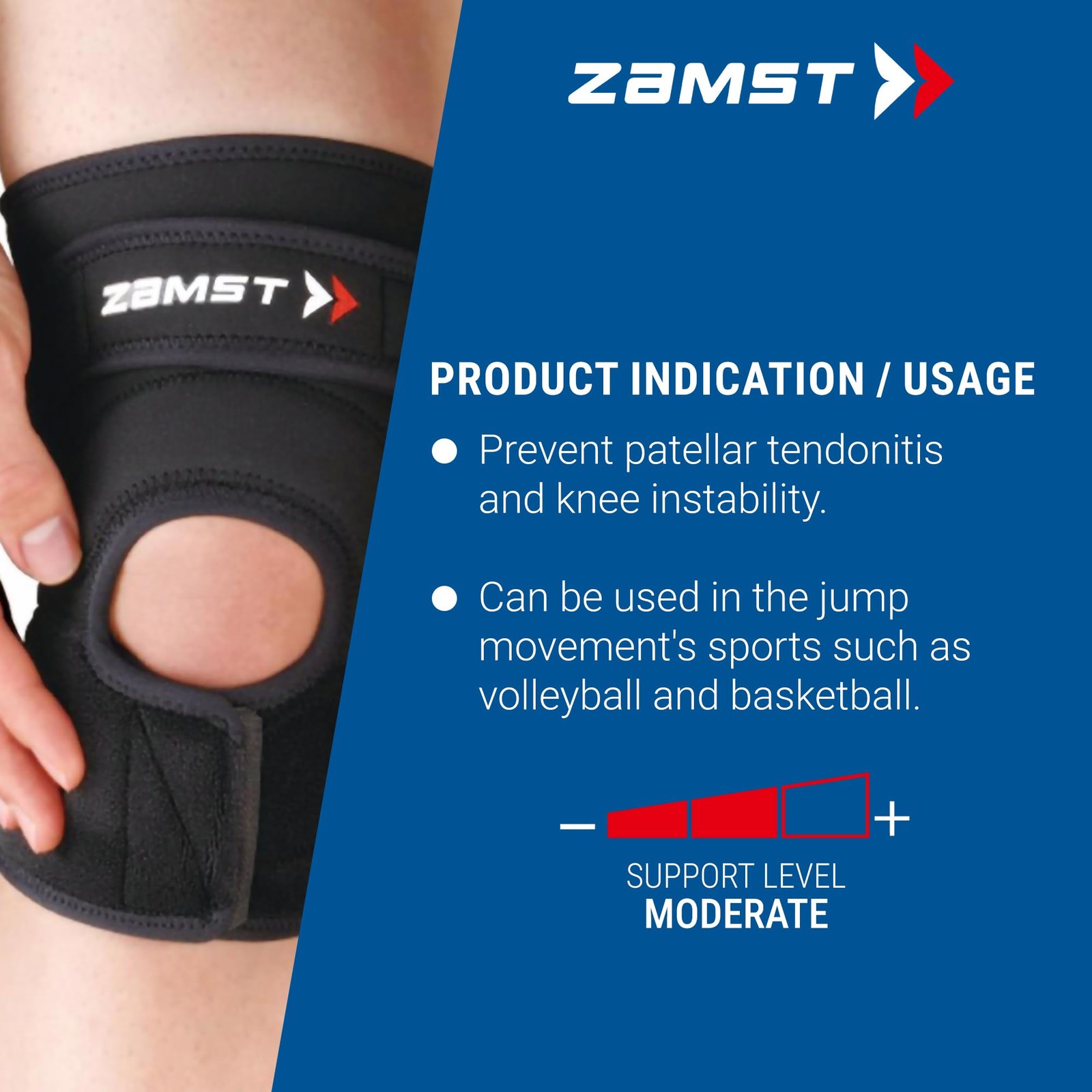 JK-2 Sports Knee Brace for Jumpers – Compression Knee Brace for Men and Women…