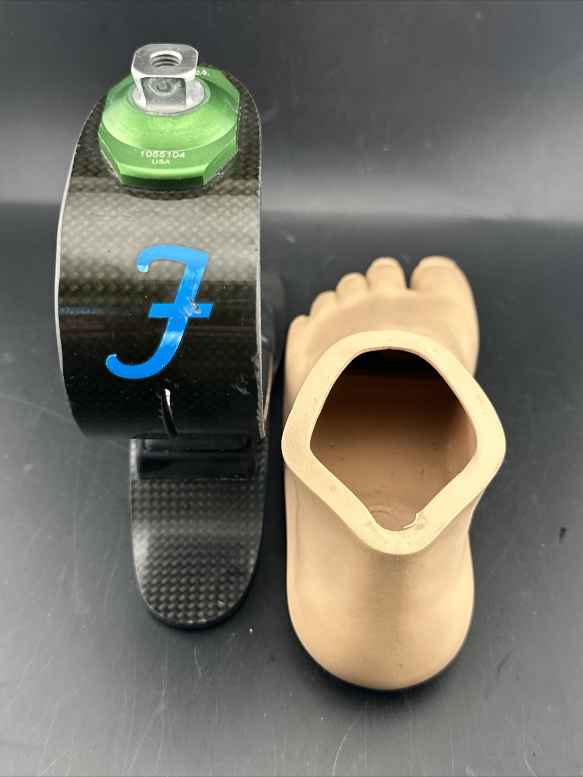 fillauer allpro Pediatric Direct Mount prosthetic foot. size 20, 6” Height. Left