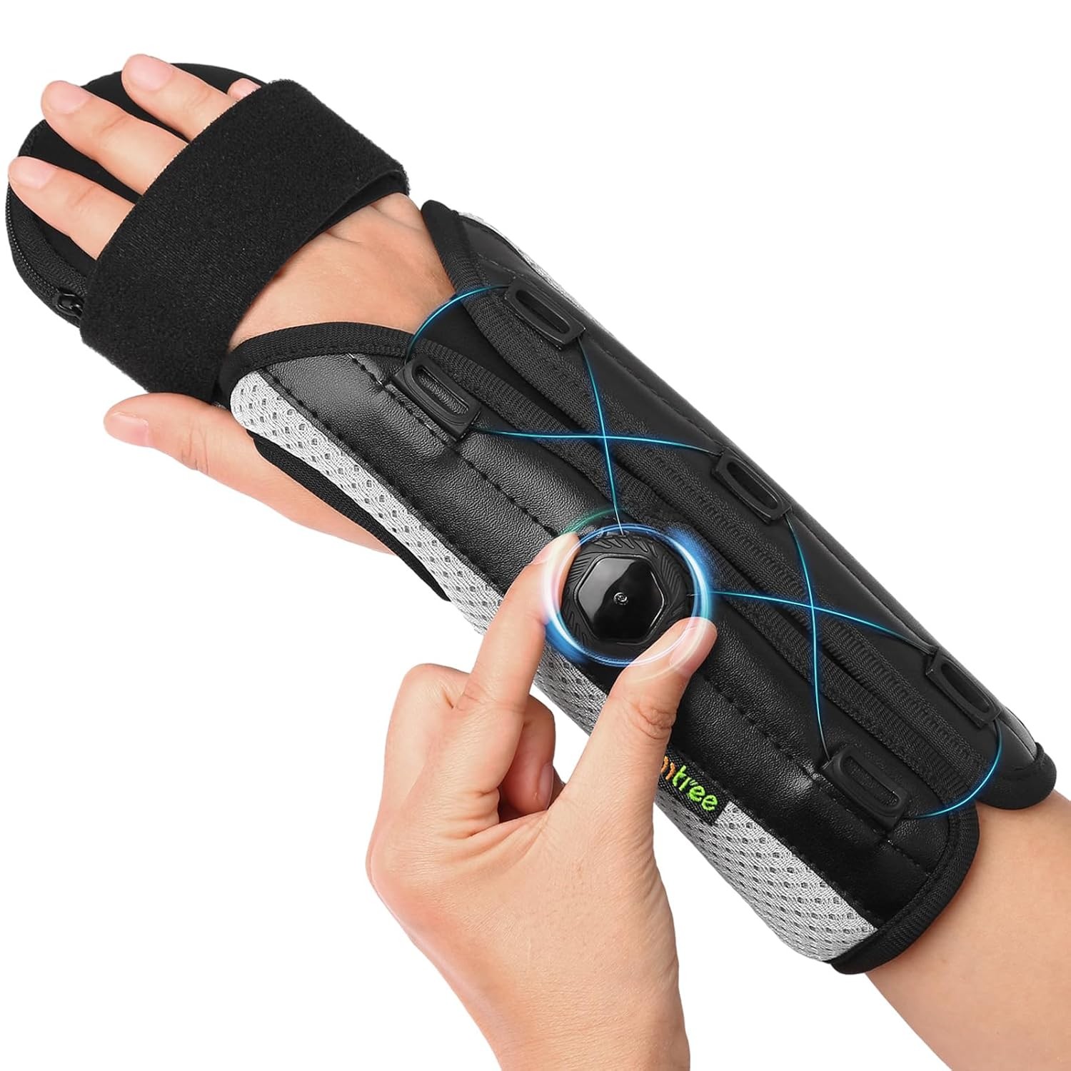 Resting Hand Splint Stroke Hand Brace for Pain Relief Arm Wrist Finger Splint…