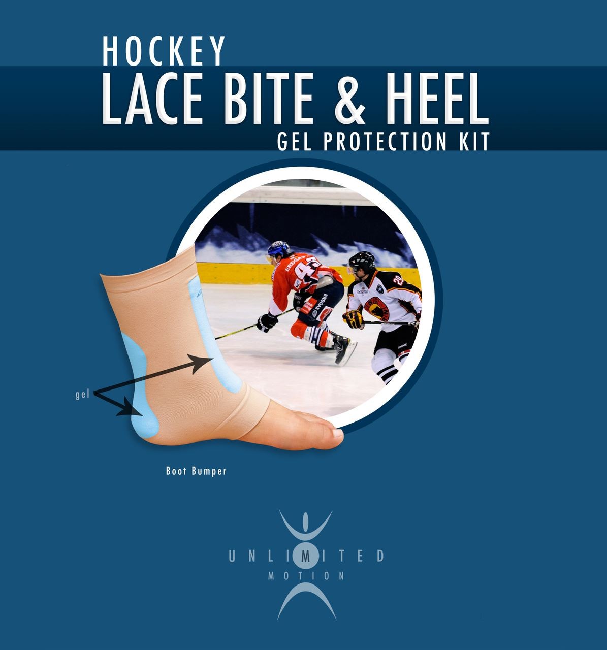 Unlimited Motion – Gel Heel and Lace Pad Sleeve