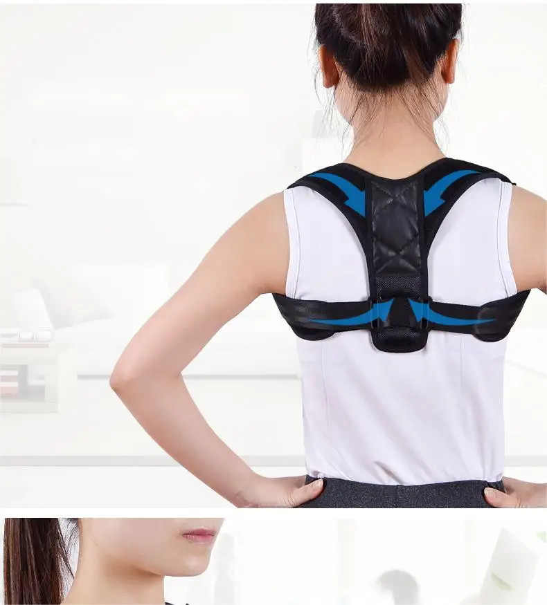 Back Support Correction Belt Unisex Body Shaper Breathable Hunchback Brace