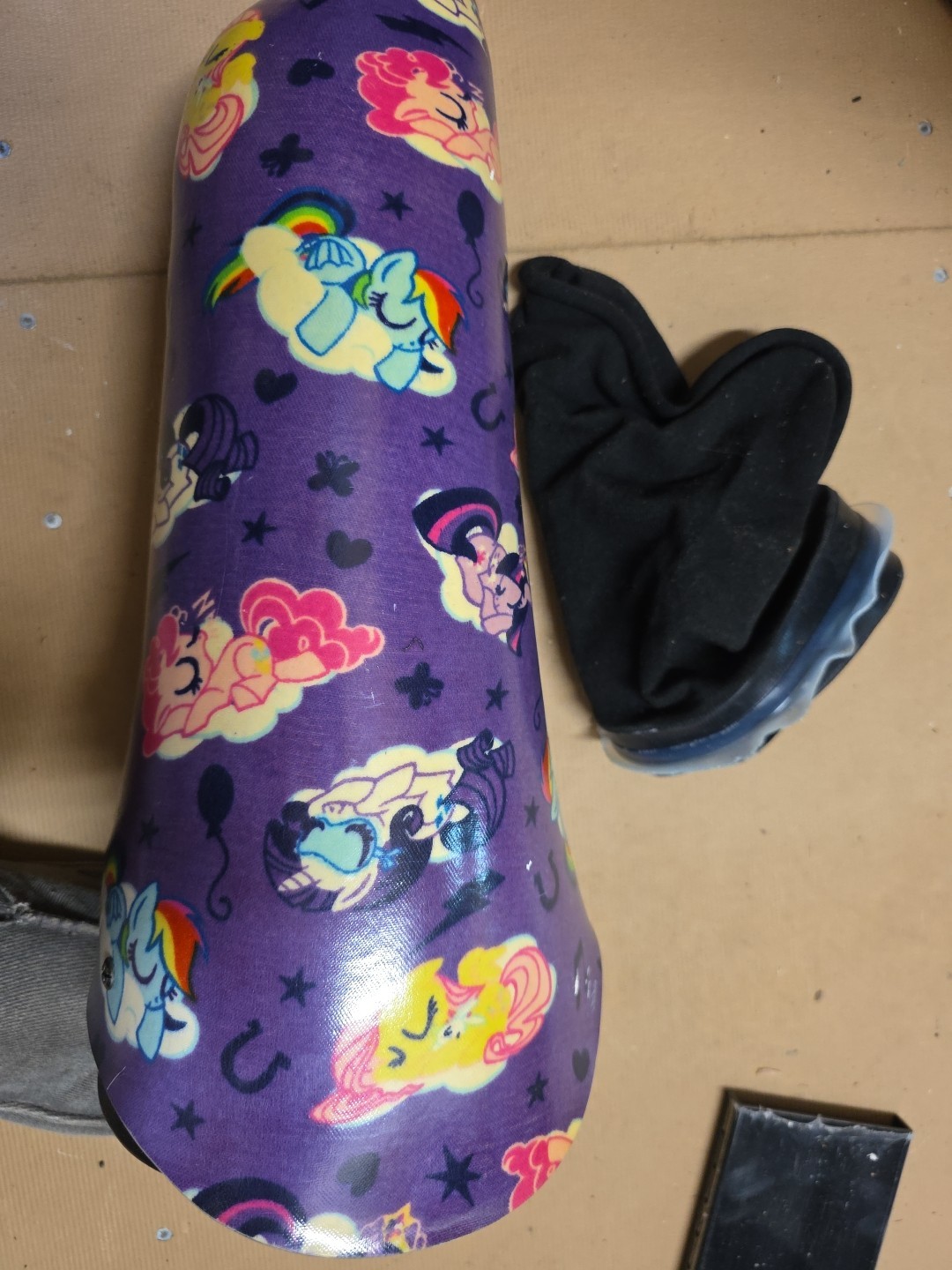 Below-Knee Right Carbon Fiber Prosthetic w/ My Little Pony