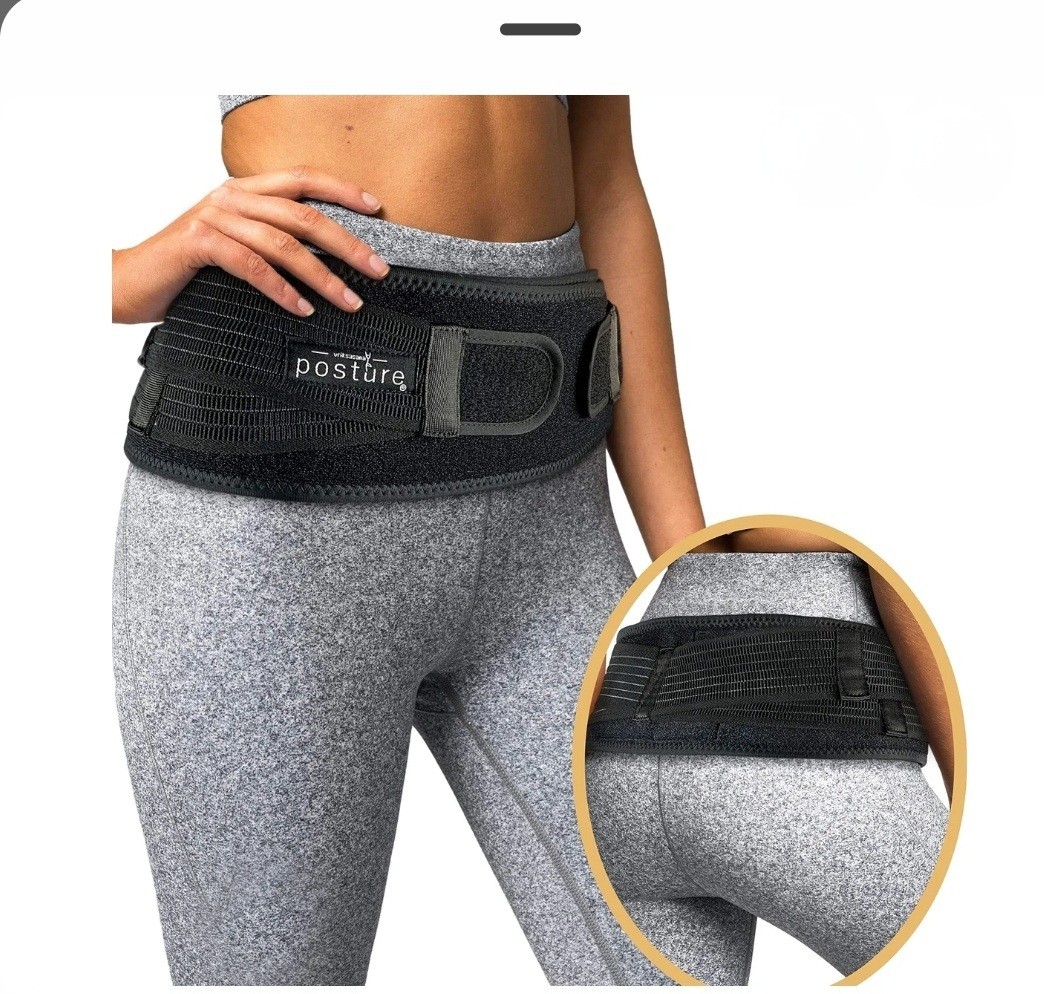 Sacroiliac SI Joint Hip Belt Lower Back Support Brace for Women and Men- Petite