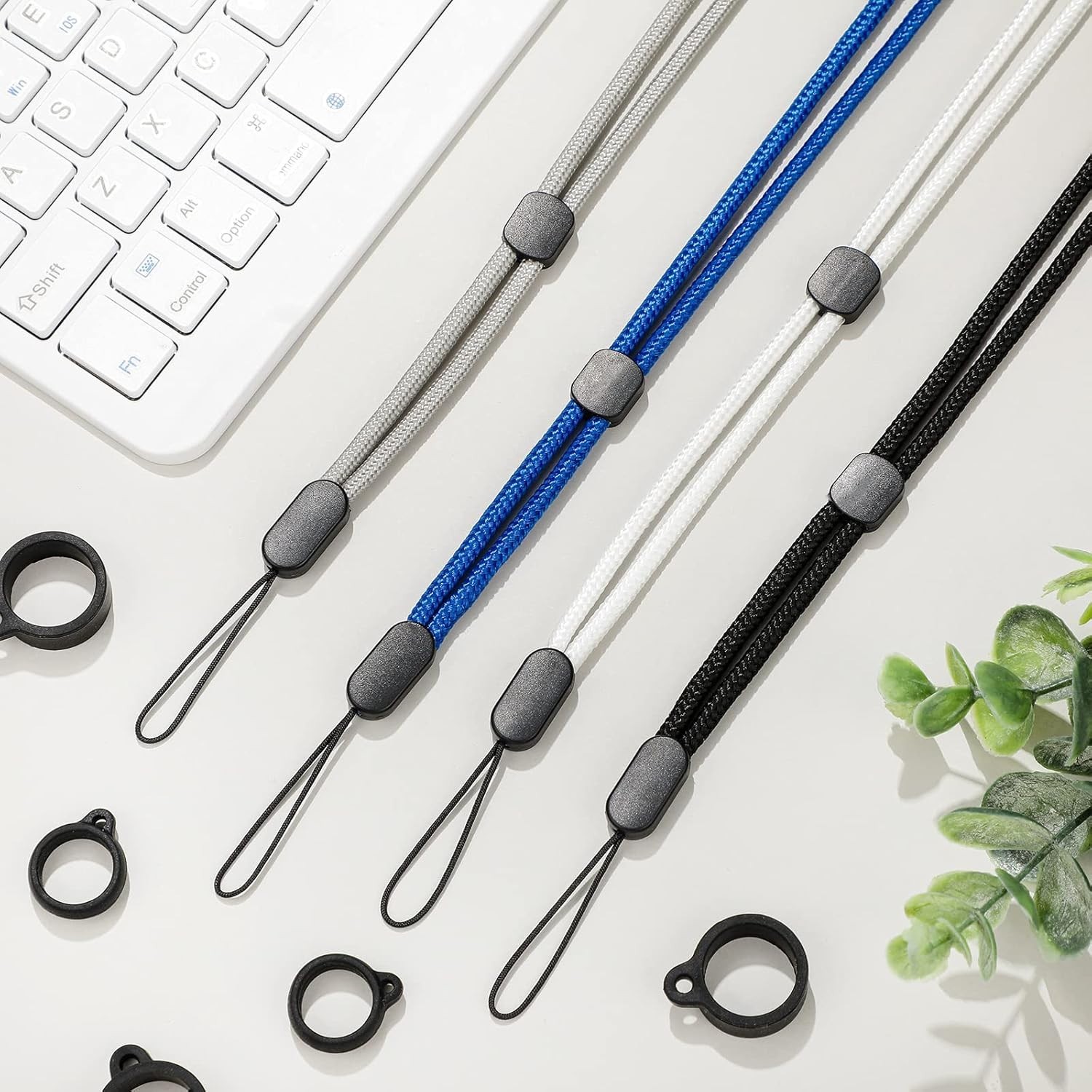 4 Colors Peritoneal Dialysis Accessories – Adjustable Lanyard and Silicone Rings
