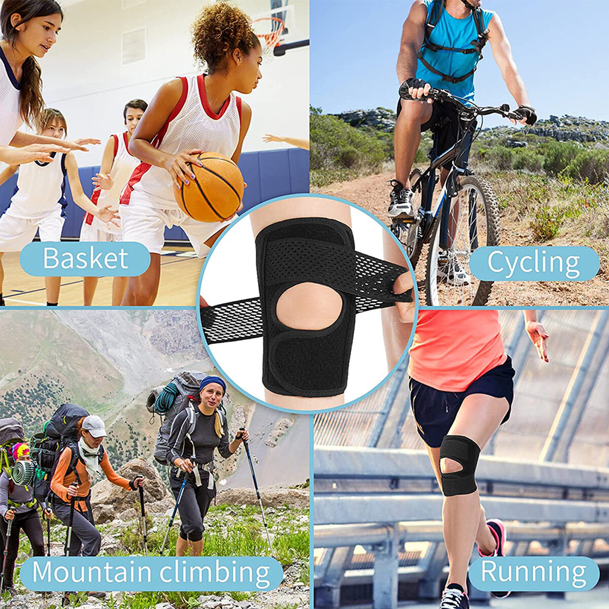 Knee Sleeves Meniscu Brace Support Sport Joint Injury Tear Pain Arthritis Unisex