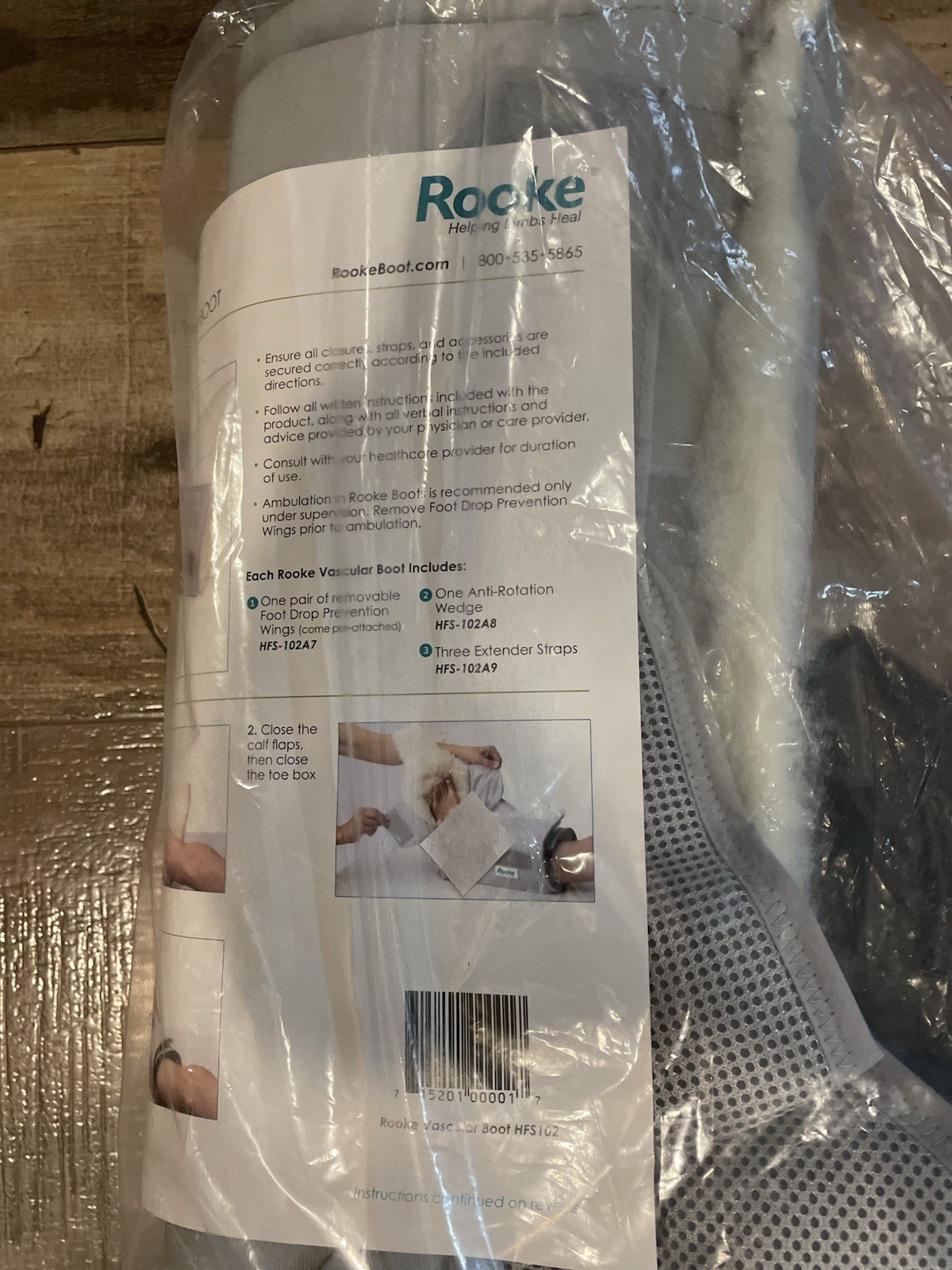 Rooke Vascular Single Boot HFS-102 Size Regular