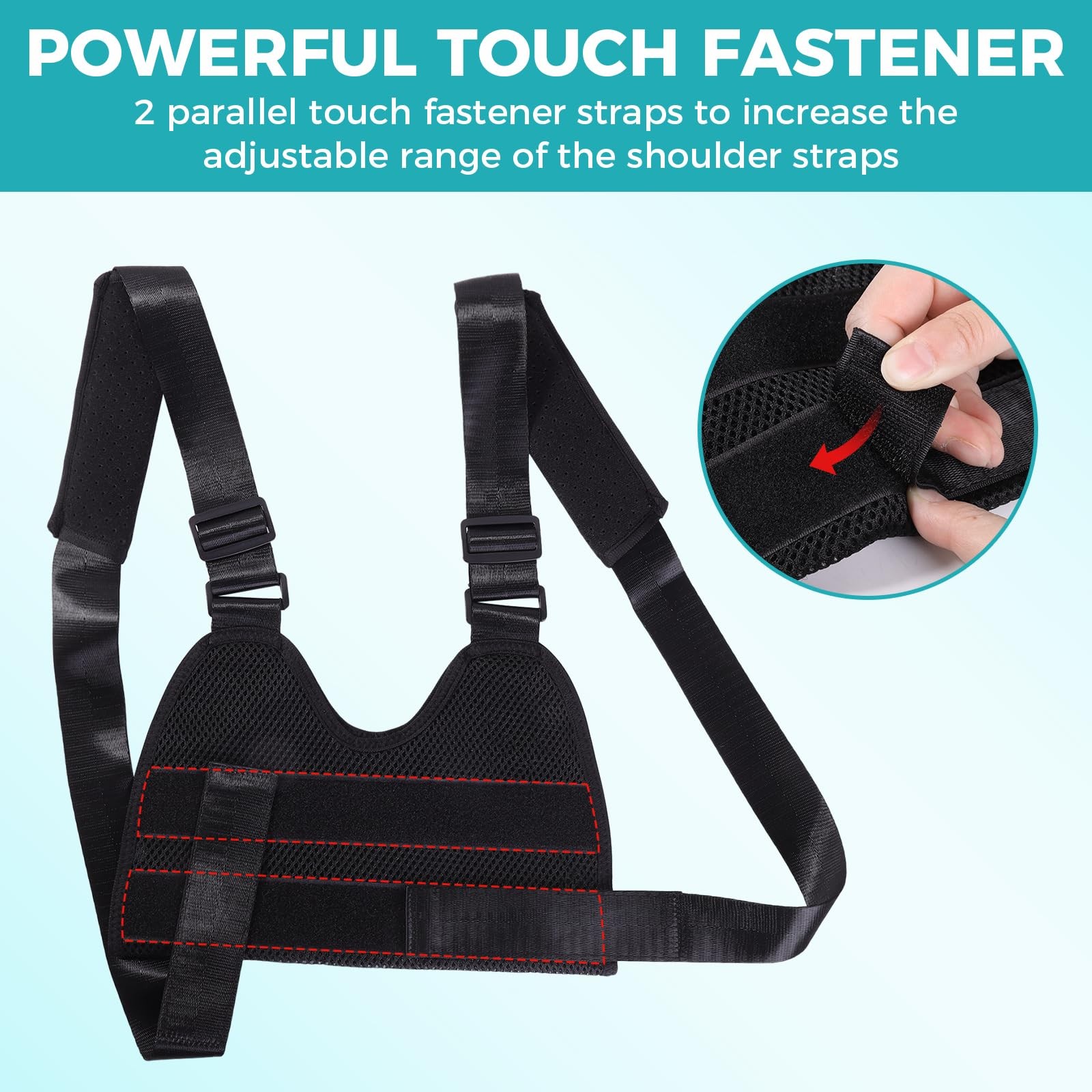 Kids Upper Extremity Sling Breathable Arm Shoulder Immobilizer Black XS