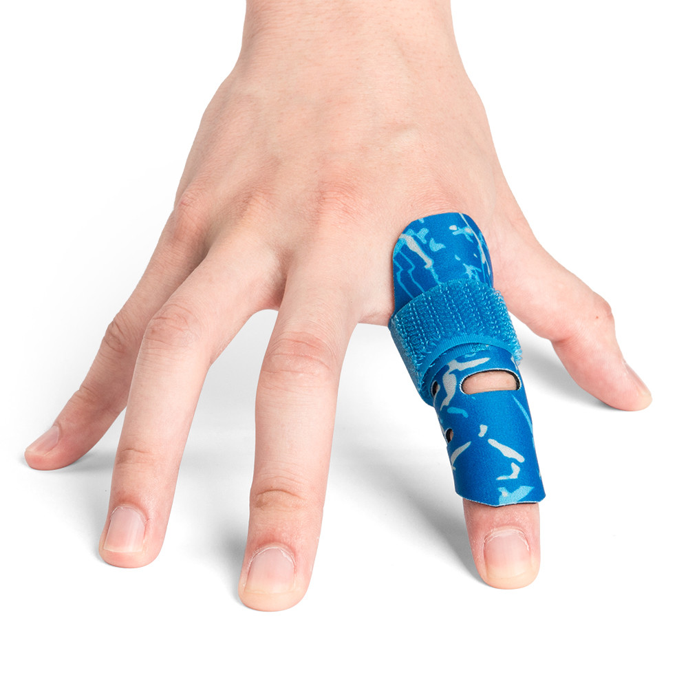 Kuangmi Finger Sleeve Support Protector Finger Splint Brace Pain Relief 2PC