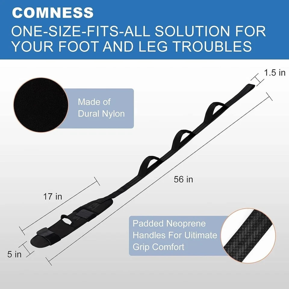 Foot Stretcher Strap | Calf Stretcher for Plantar Fasciitis | Ligament Stretchin