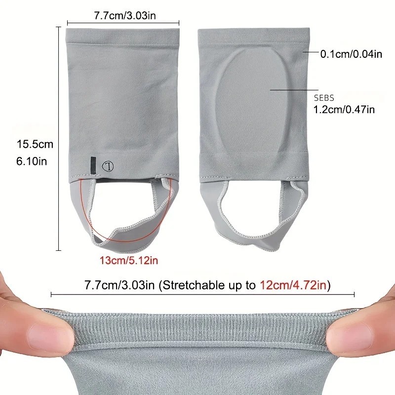 1 Pair Arch Support Sleeves for Flat Feet Plantar Fasciitis Relief Brace