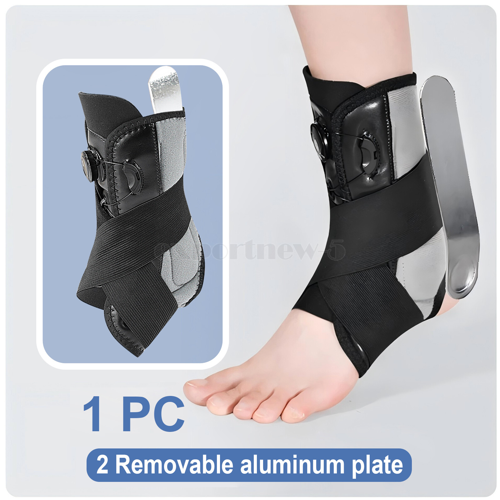 Foot Drop Ankle Brace Splint Orthotics Fracture Sprain Injury Stabilizer Support