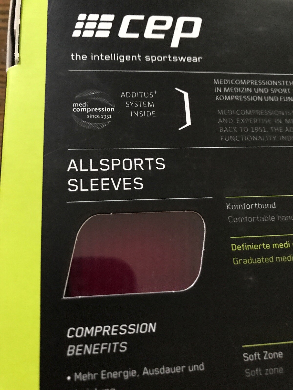 CEP Sportswear Dynamic Allsports Compression Sleeves Women’s s Size IV Pink New