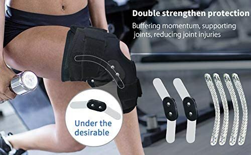Hinged Knee Brace, 4 Sizes Available for Men and Women, Knee Support for ACL