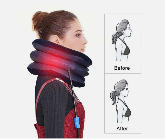 Cervical Neck Traction Device – Inflatable Collar for Neck Pain Relief