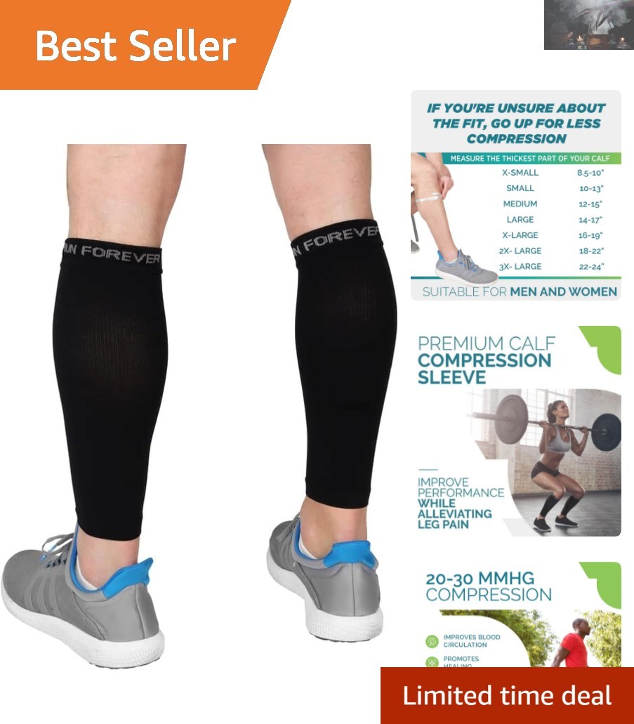 Professional-Grade Calf Compression Sleeve | Fast Injury Recovery & Comfort